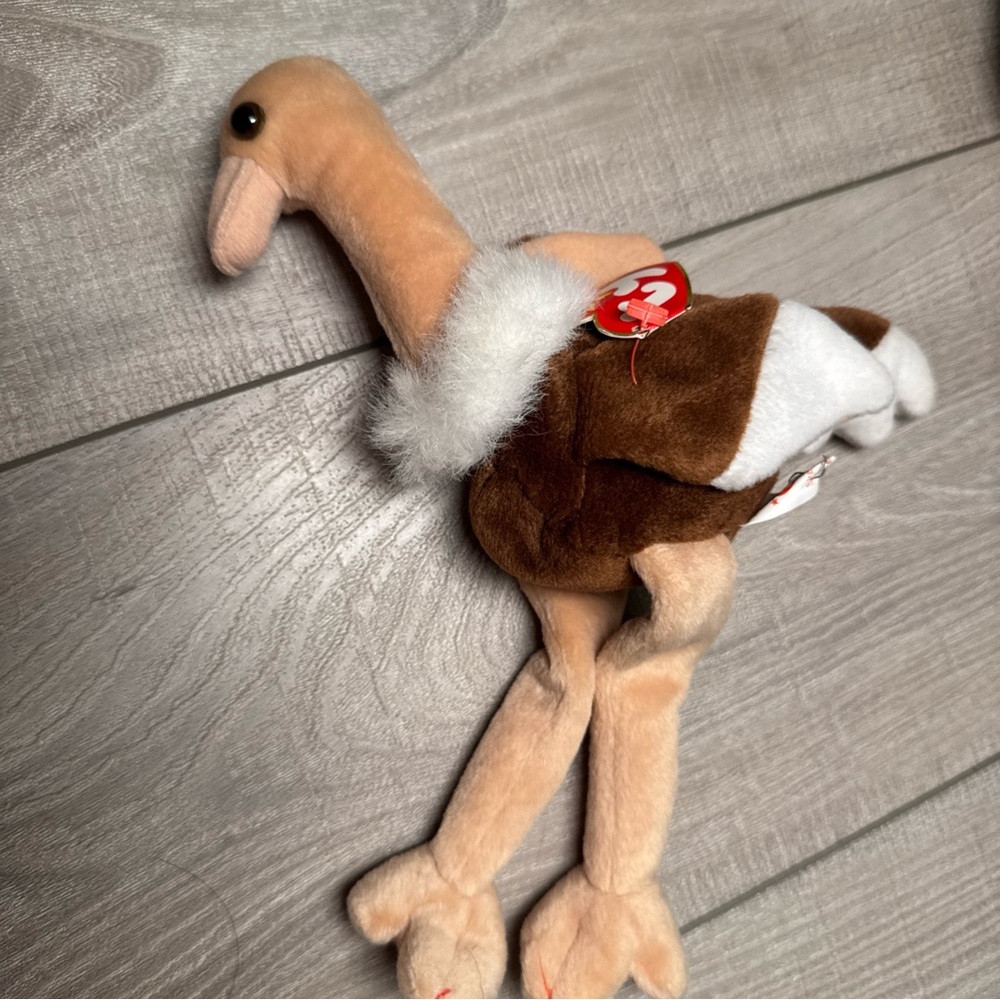 Ty Beanie Baby Lot 8 1990’s Jabber Stretch Whisper Bernie Goatee Canyon Mel Stin - Picture 6 of 16